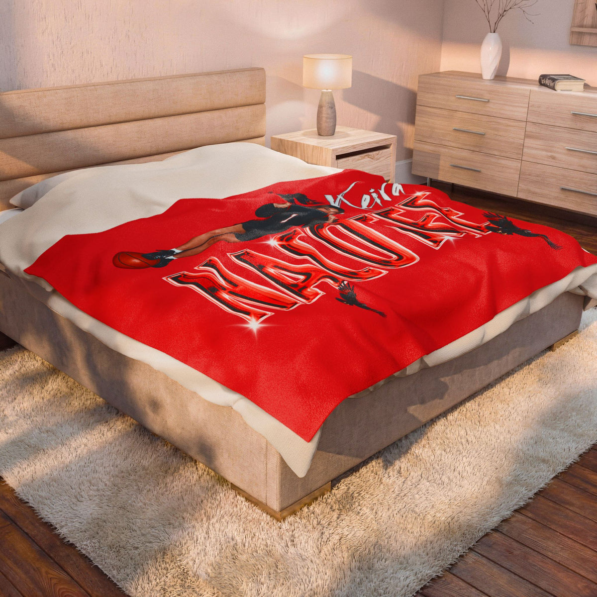 Keira Nacotee 60"-80" Plush Blanket