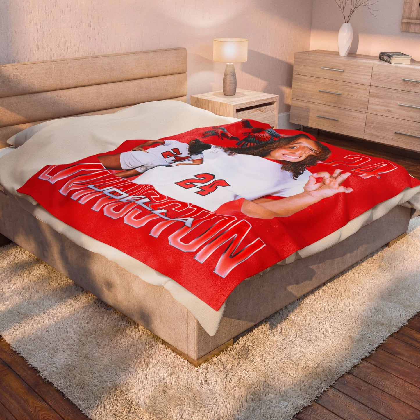 Joella Livingston 60"-80" Plush Blanket