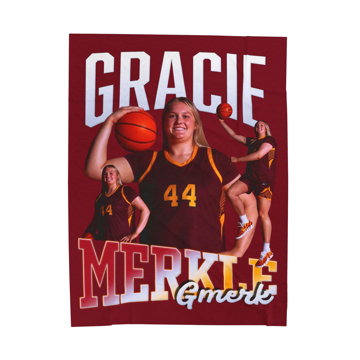 Gracie Merkle 60"-80" Plush Blanket