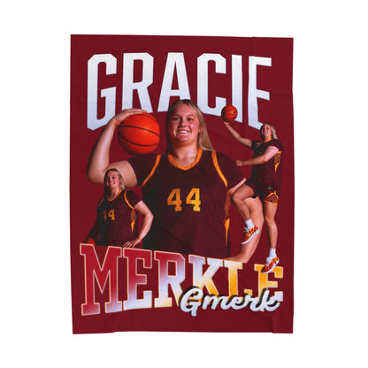 Gracie Merkle 60"-80" Plush Blanket