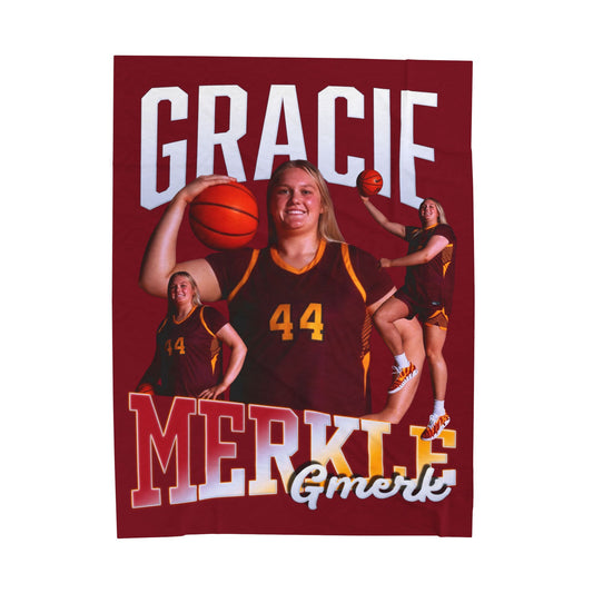 Gracie Merkle 60"-80" Plush Blanket
