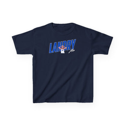 Landry Allen Cursive Combo Colored Kids Tee