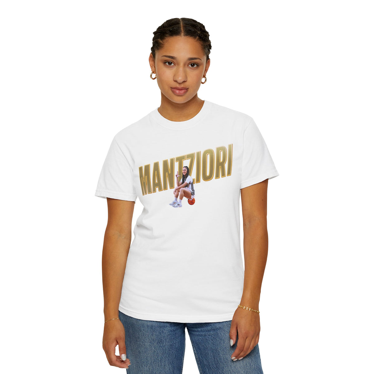 Konstantina Mantziori Cursive Combo Colored Premium Tee