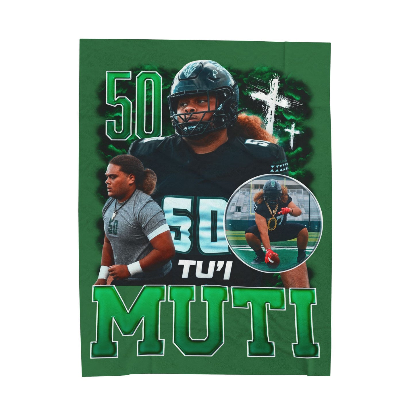 Tu'I Muti 60"-80" Plush Blanket