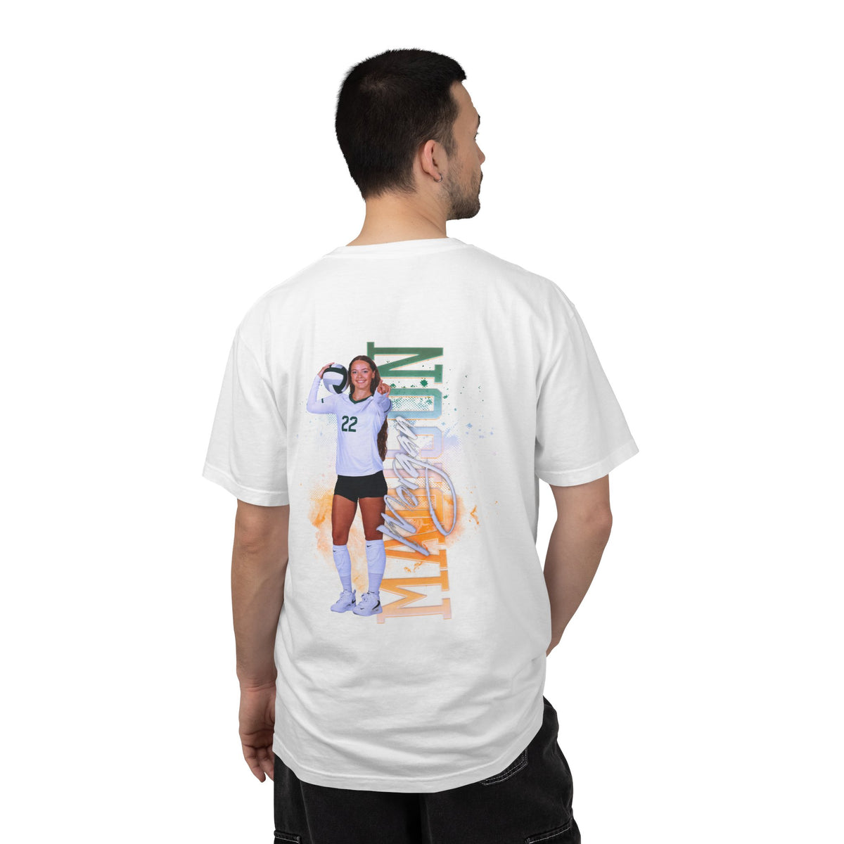 Morgan Madison Logo Front & Back Premium Tee