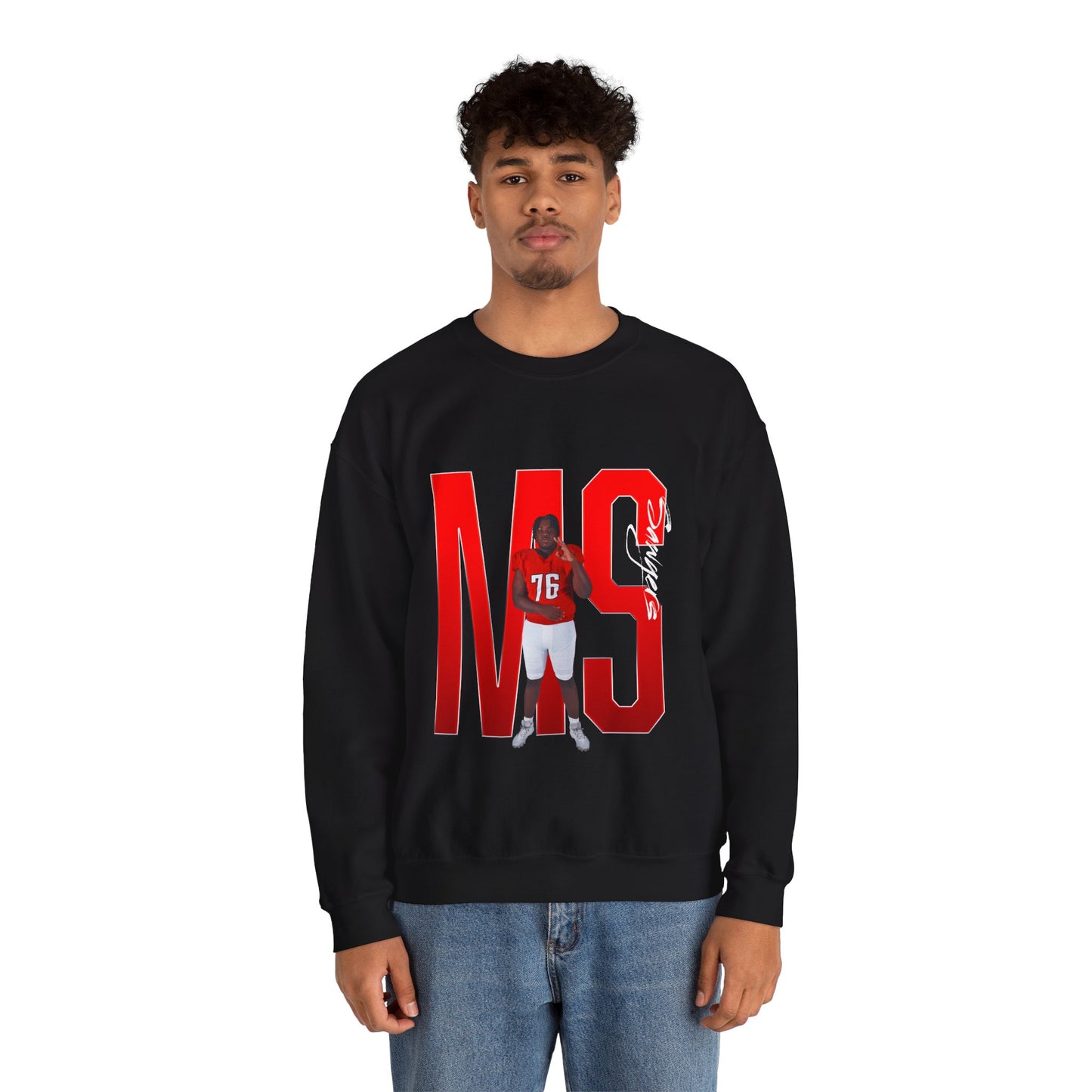 Myles Sawyers Player Icon Initials Crewneck Sweatshirt