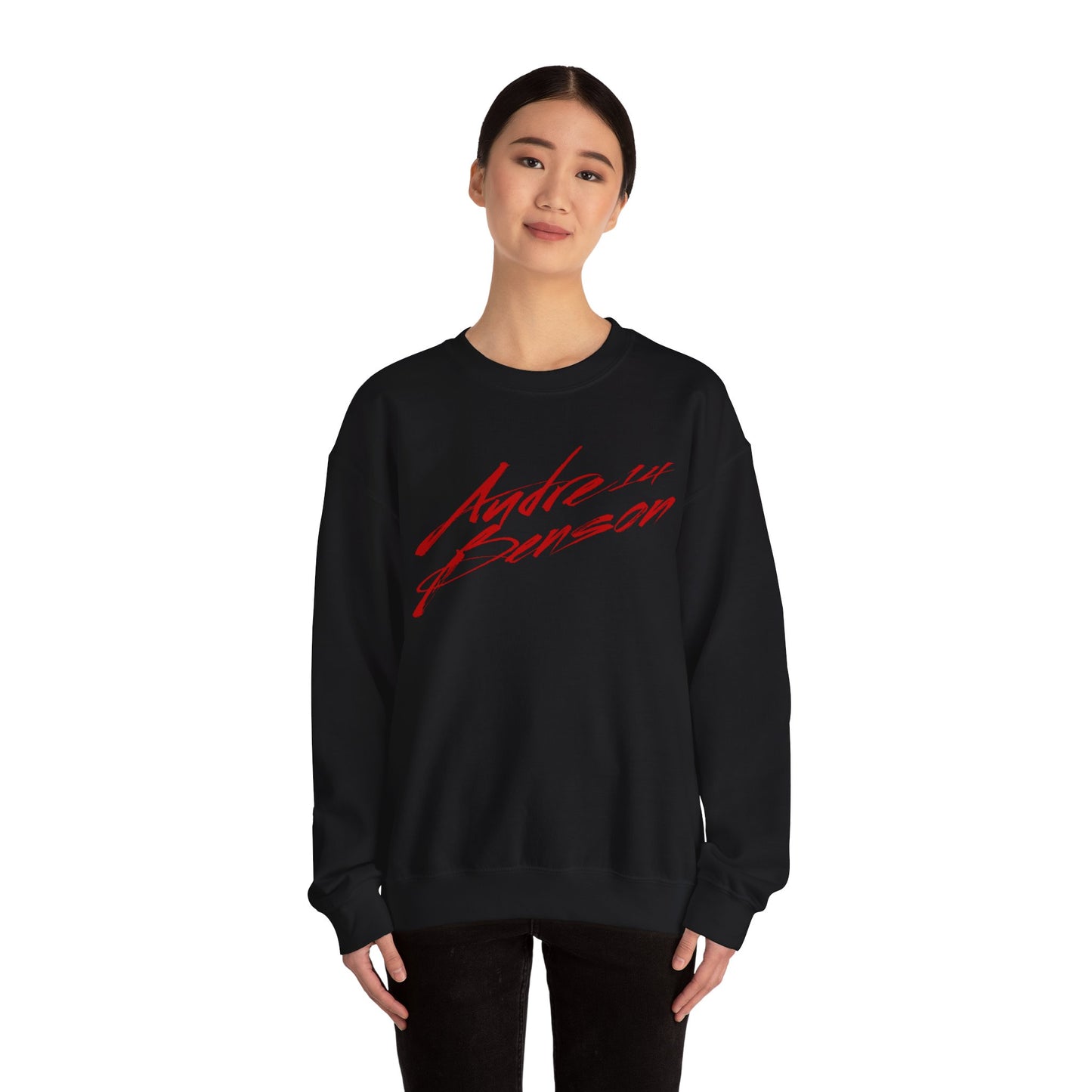Audre Benson Cursive Name & Number Crewneck Sweatshirt