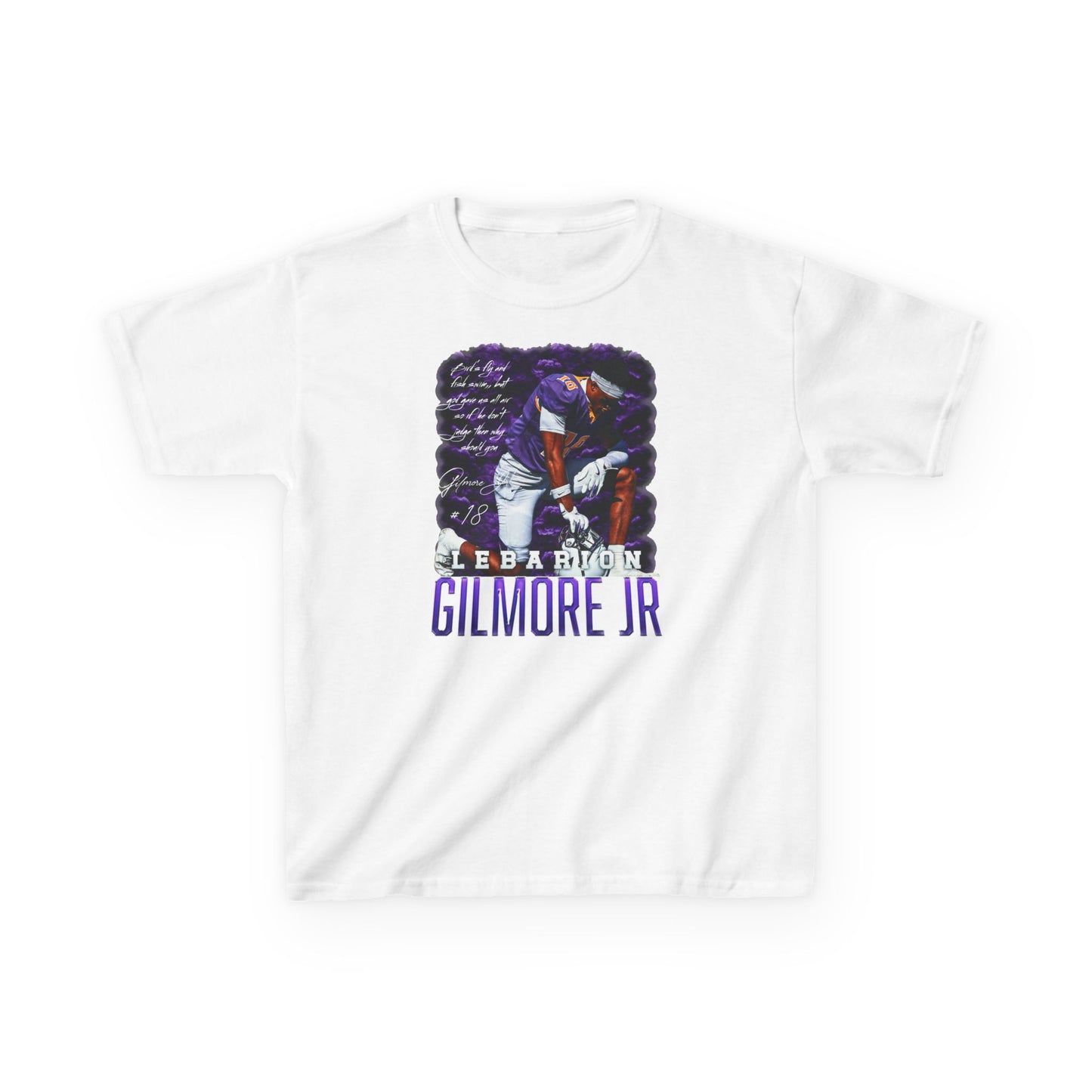 Lebarion Gilmore Jr. Featured Quote Kids Tee