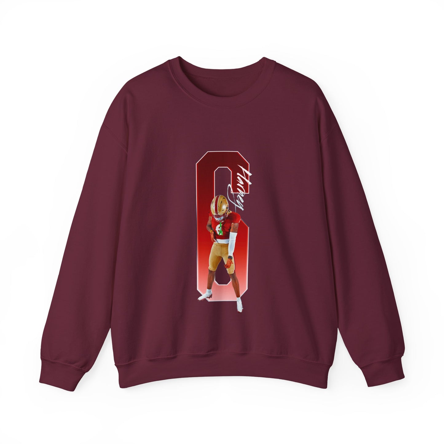 Mack Harney Player Icon Number Crewneck Sweatshirt