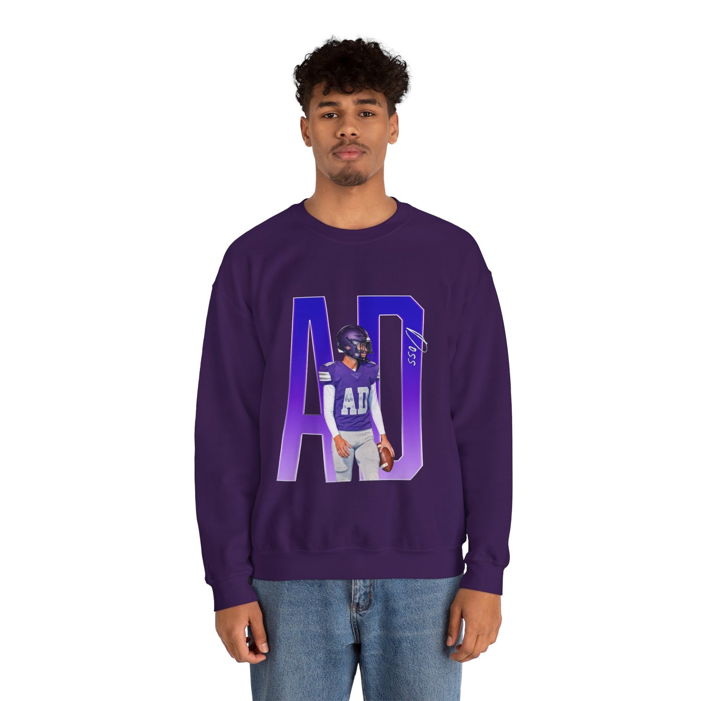Aaron Doss Player Icon Initials Crewneck Sweatshirt