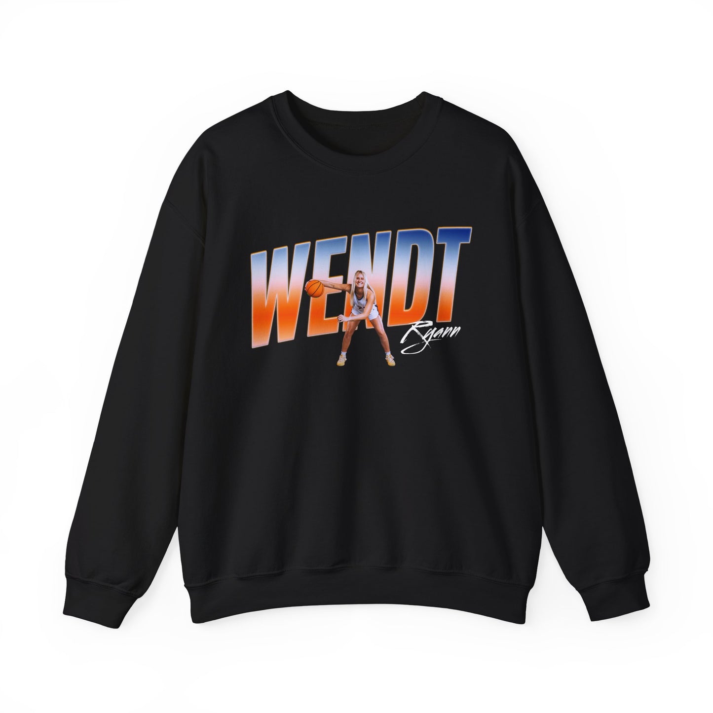 Ryann Wendt Cursive Combo Colored Crewneck Sweatshirt