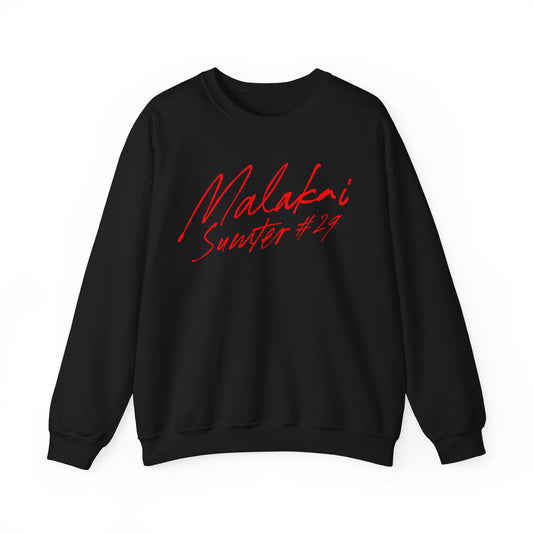 Malakai Sumter Curvise Name & Number Crewneck Sweatshirt
