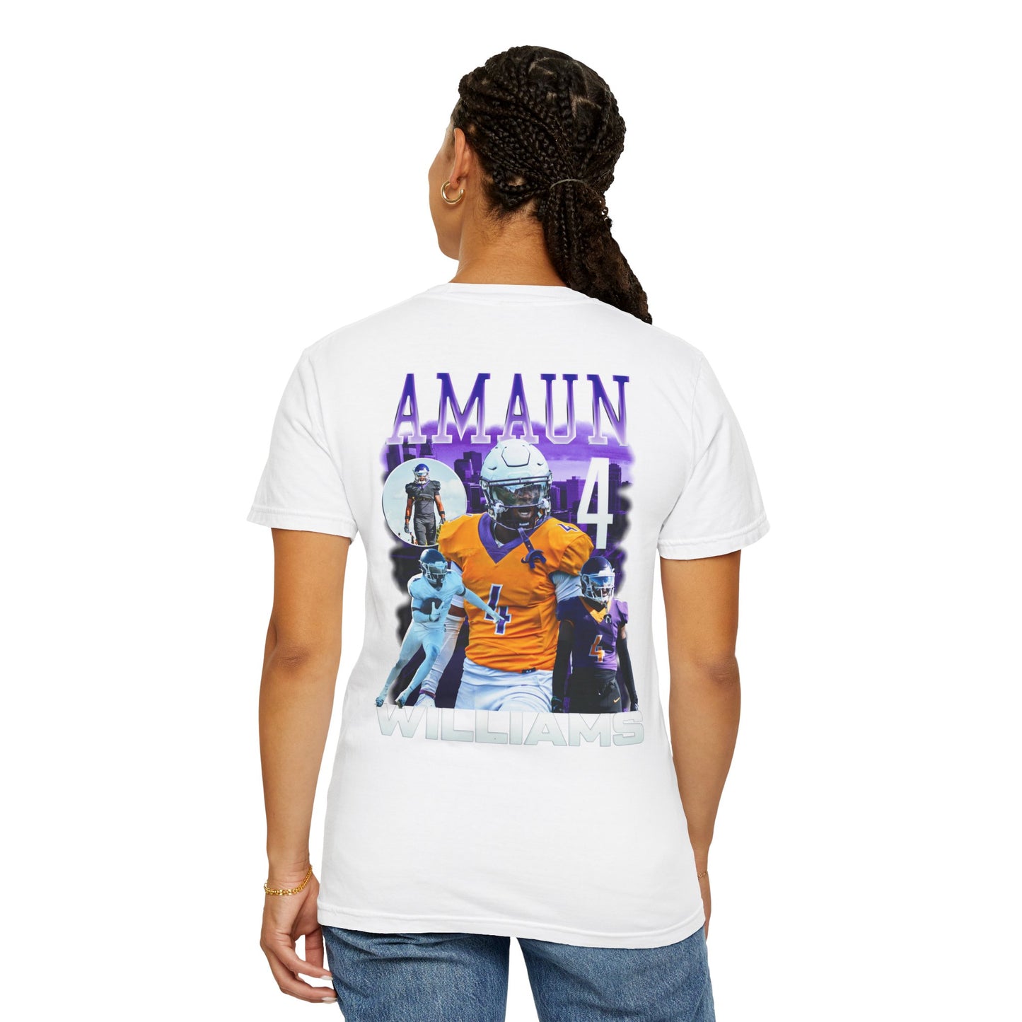 Amaun Williams Logo Front & Back Premium Tee