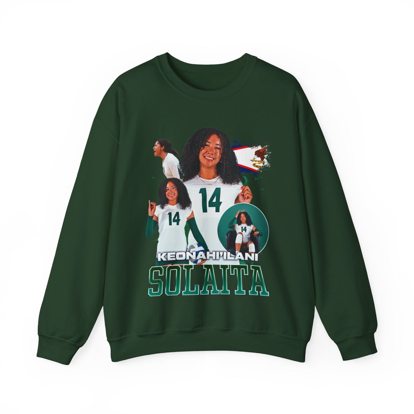 Keonahi'Ilani Solaita Crewneck Sweatshirt