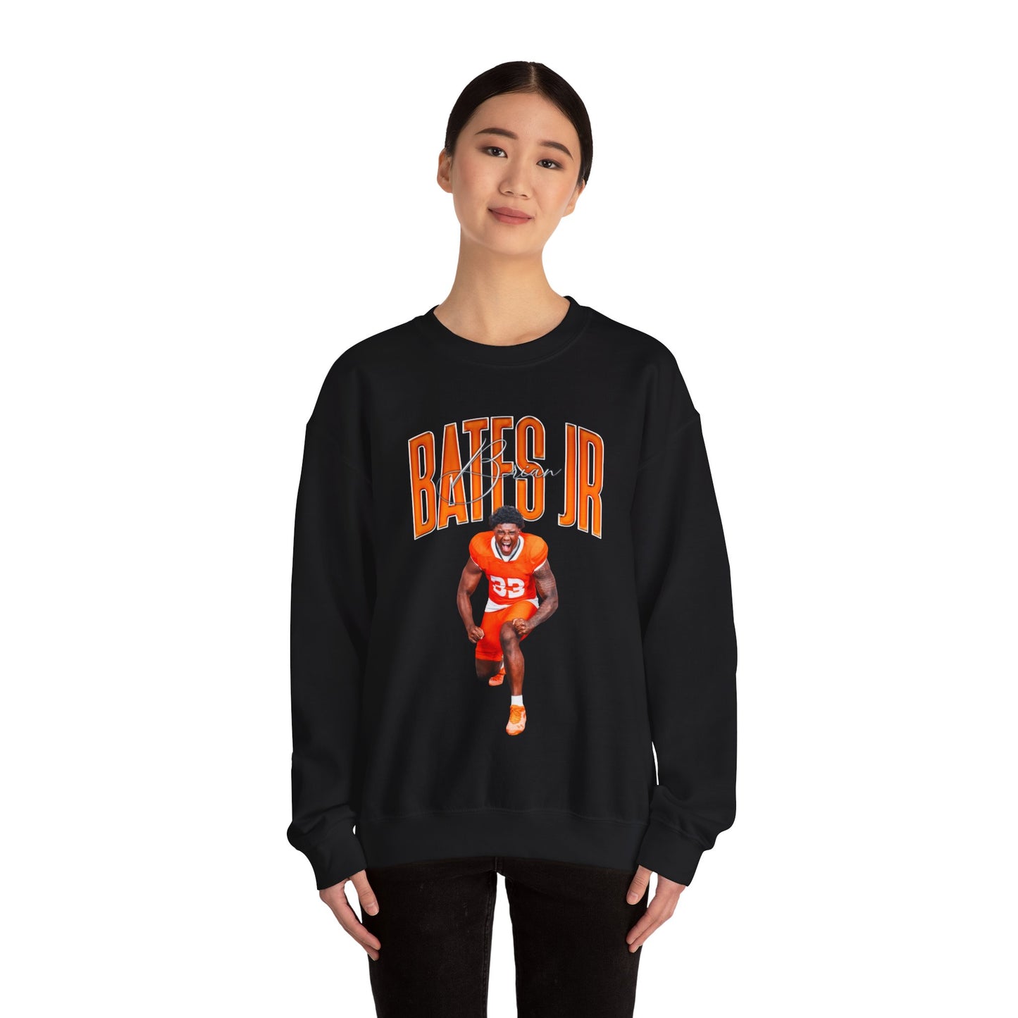 Brian Bates Jr. Big Last Name Crewneck Sweatshirt