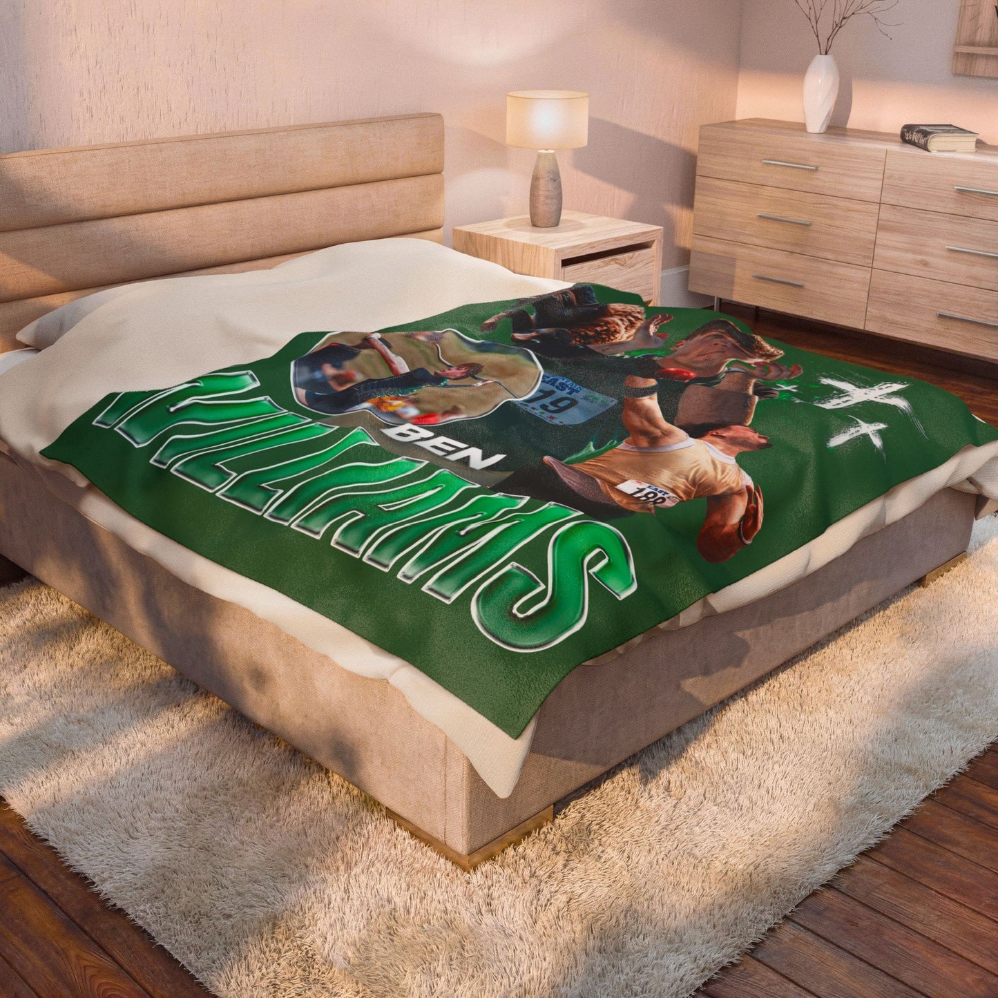 Ben Williams 60"-80" Plush Blanket