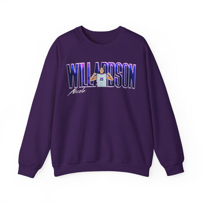 Nicole Willardson Big Last Name Crewneck Sweatshirt