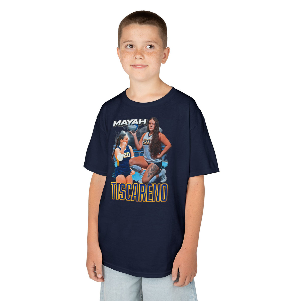 Mayah Tiscareno White & Colored Combo Kids Tee
