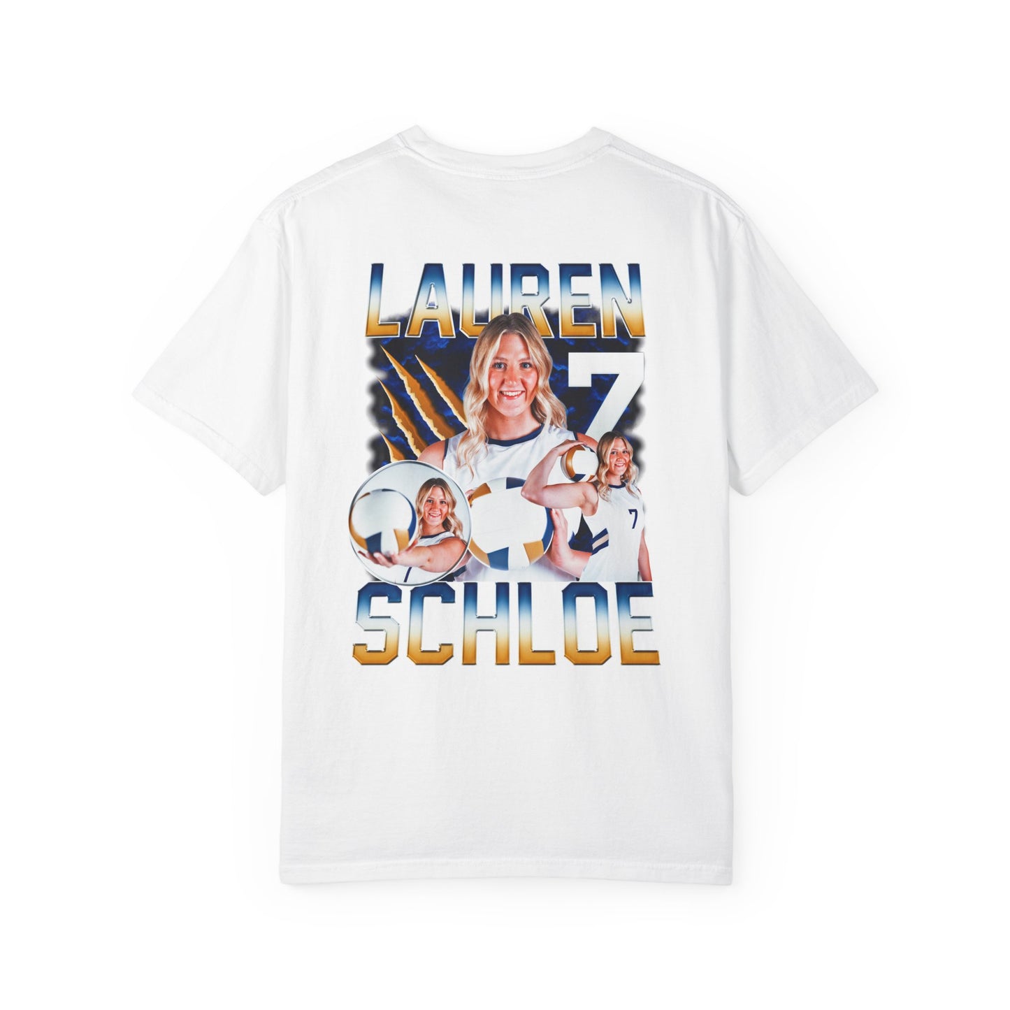 Lauren Schloe Logo Front & Back Premium Tee