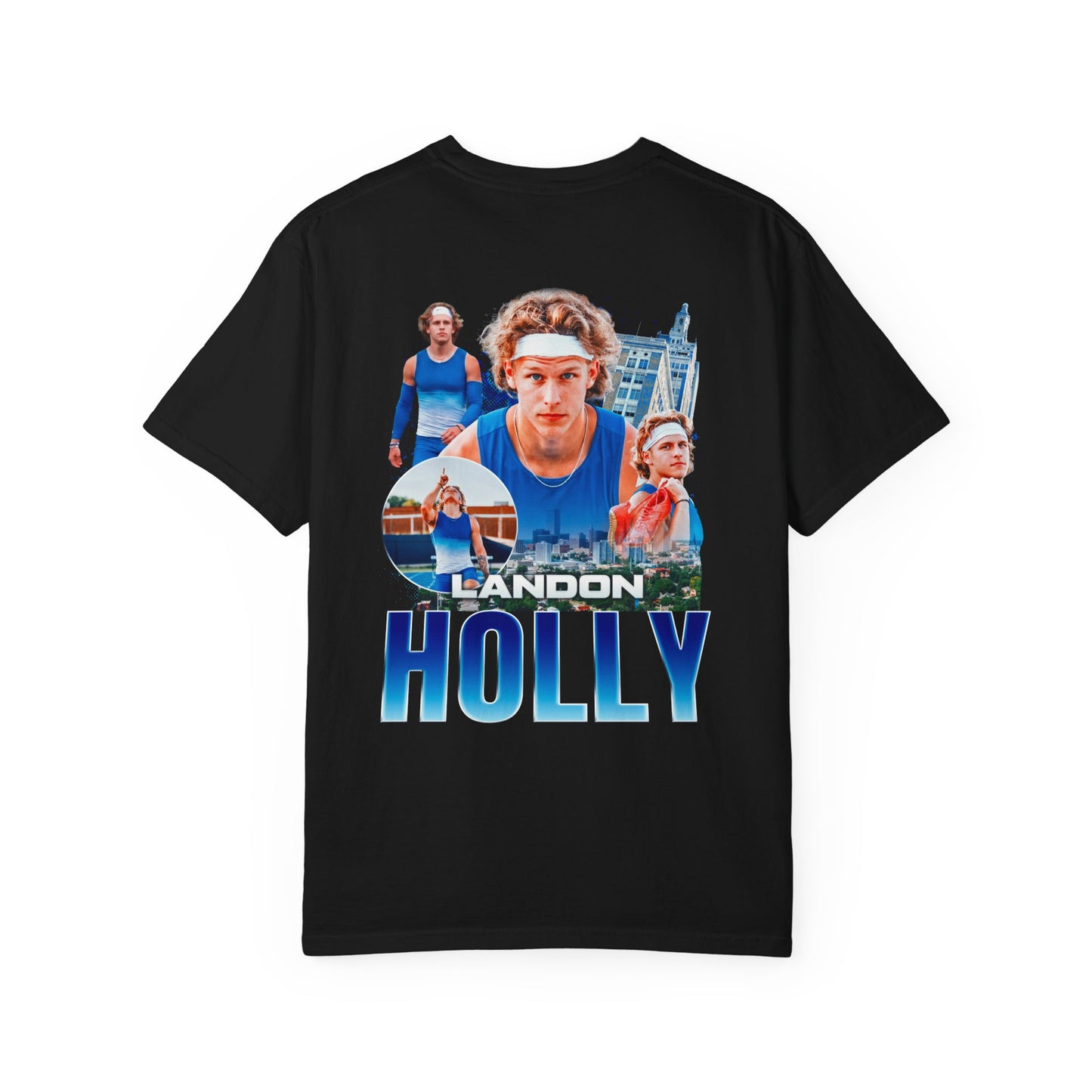 Landon Holly Logo Front & Back Premium Tee