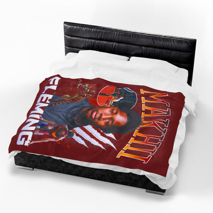 Makhii Fleming 60"-80" Plush Blanket