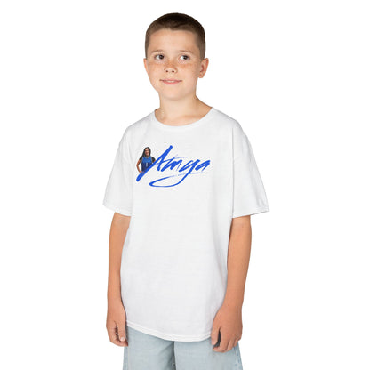 Amya McLeod Cursive Name & Number Kids Tee