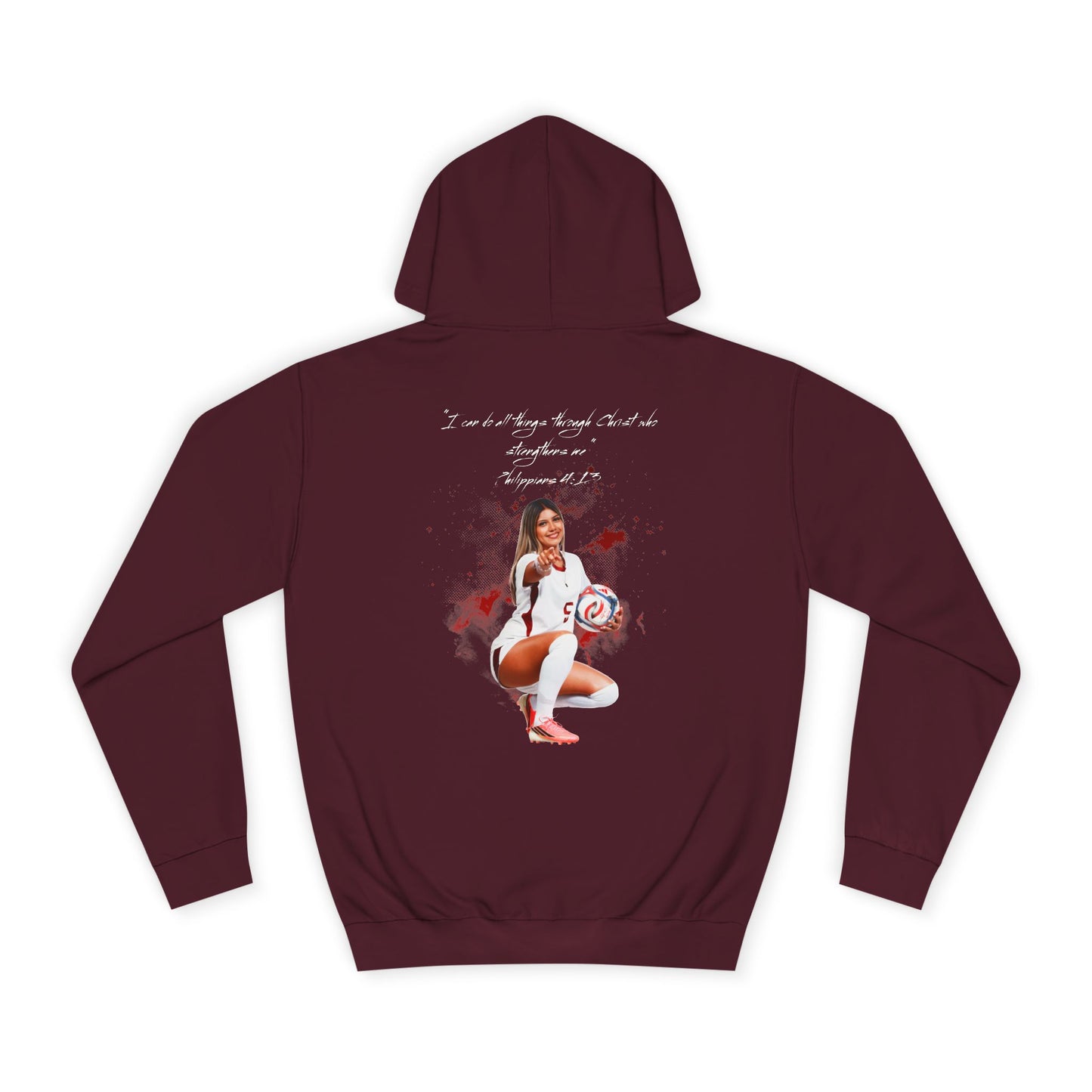 Bella Morgas Athlete Quote Premium Hoodie