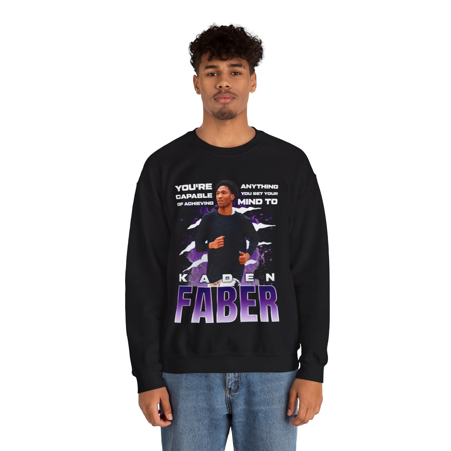 Kaden Faber Featured Quote Crewneck Sweatshirt