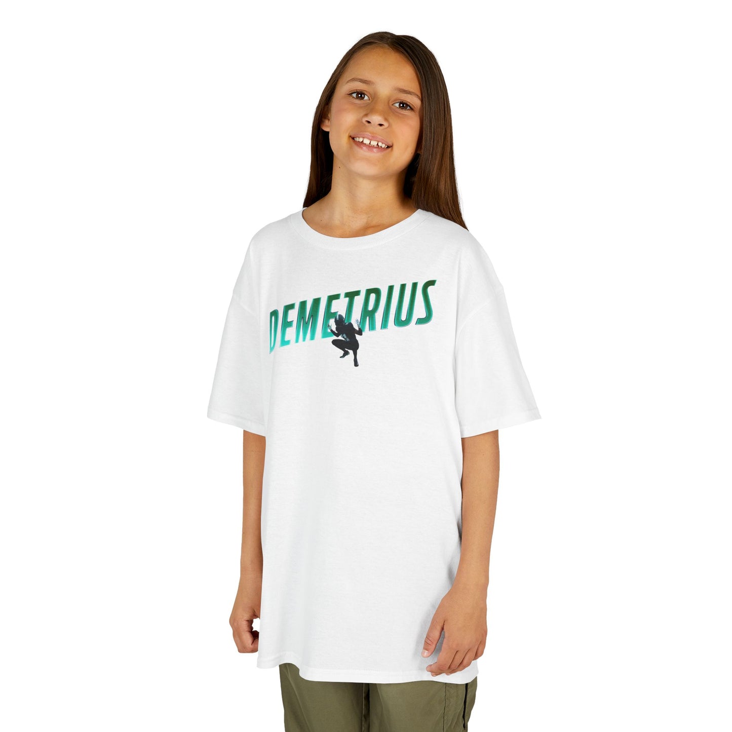 Demetrius Geathers Jr. Cursive Combo Kids Tee