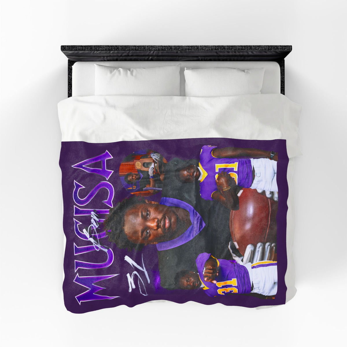 Ben Mugisa 60"-80" Plush Blanket