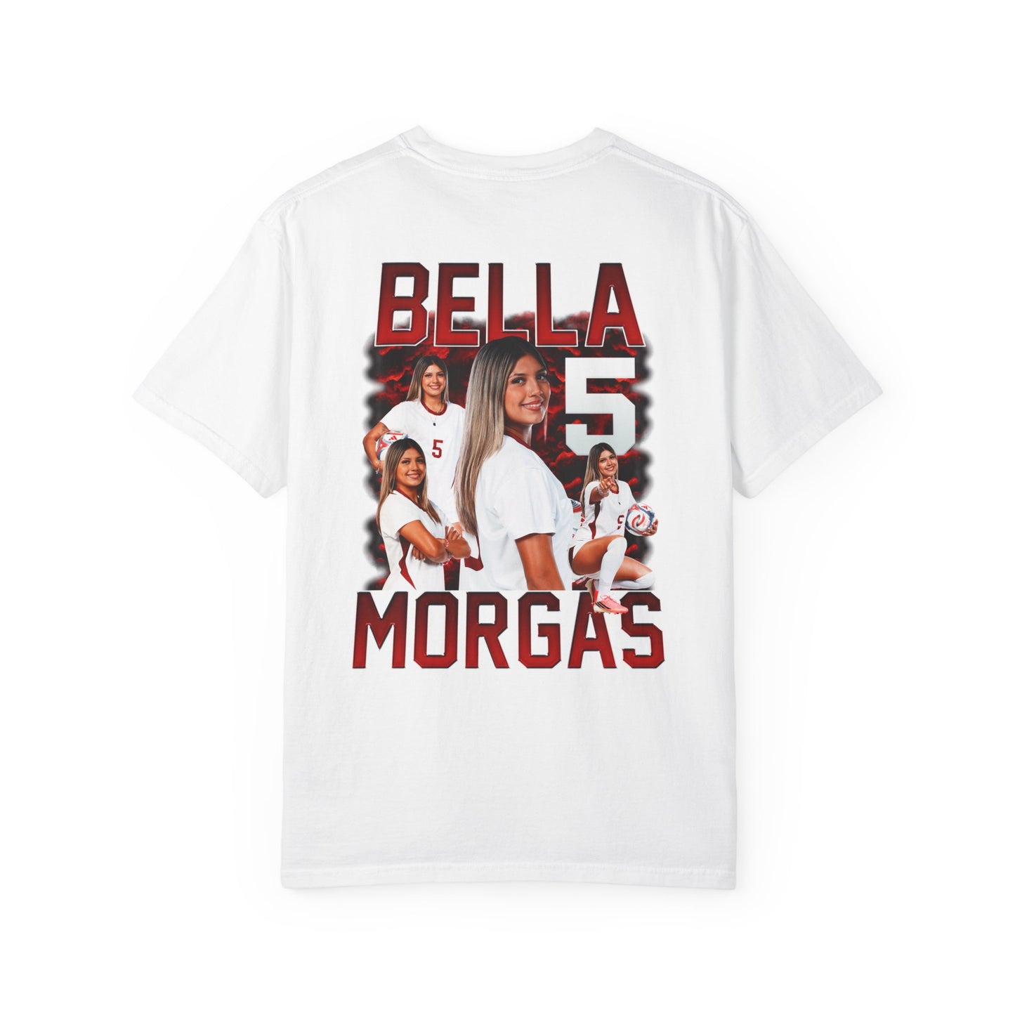 Bella Morgas Logo Front & Back Premium Tee