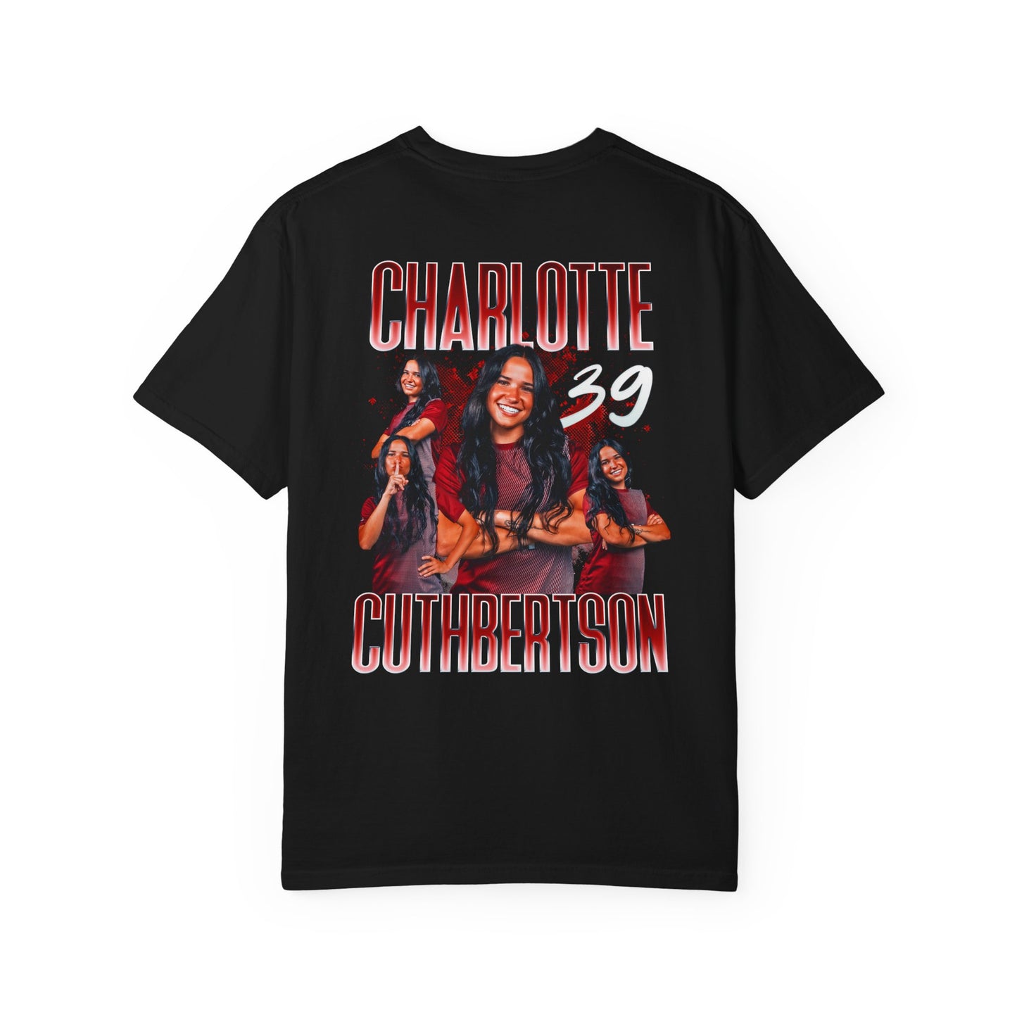 Charlotte Cuthbertson Logo Front & Back Premium Tee