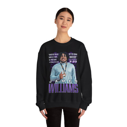 James Williams Featured Quote Crewneck Sweatshirt