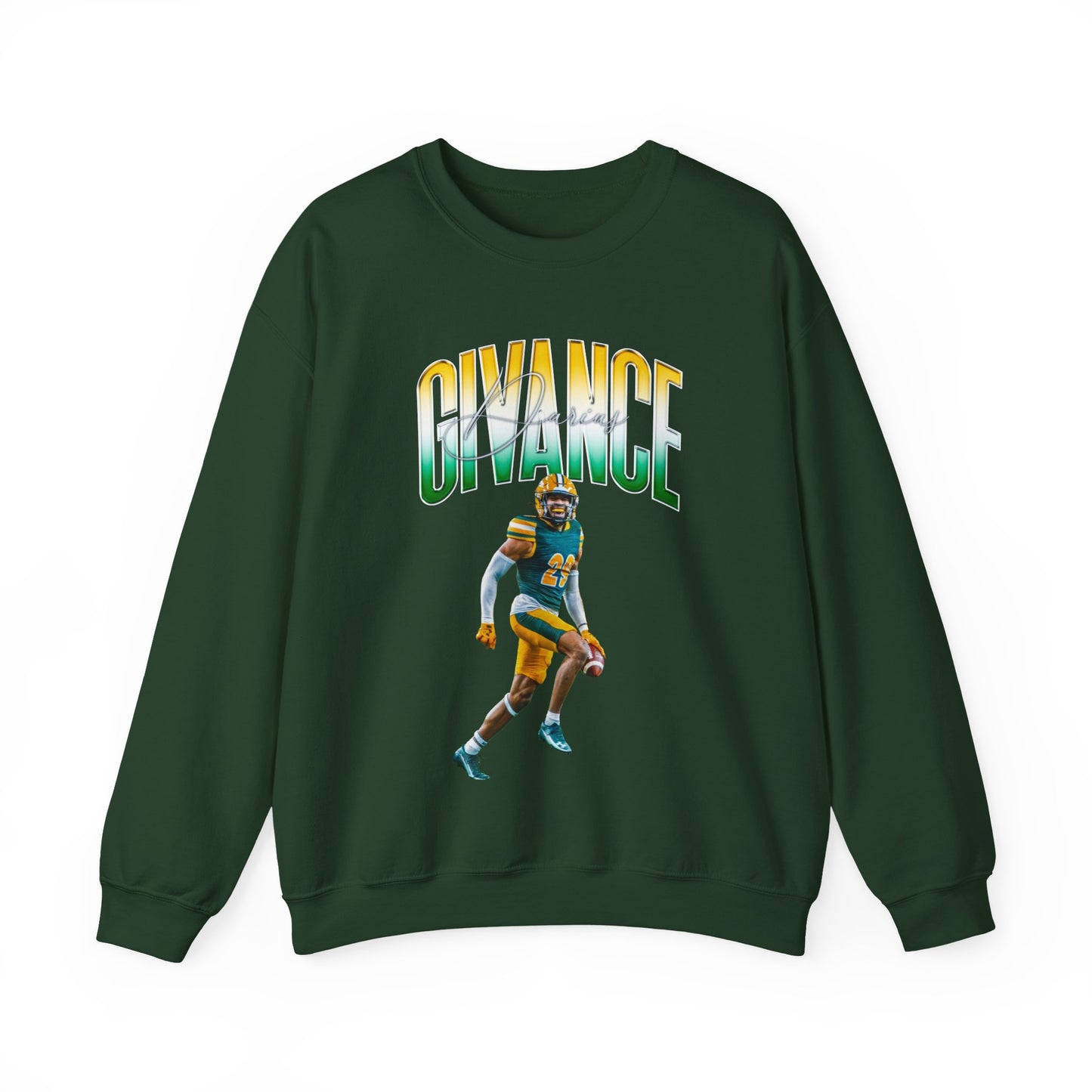Darius Givance Curved Combo Crewneck Sweatshirt