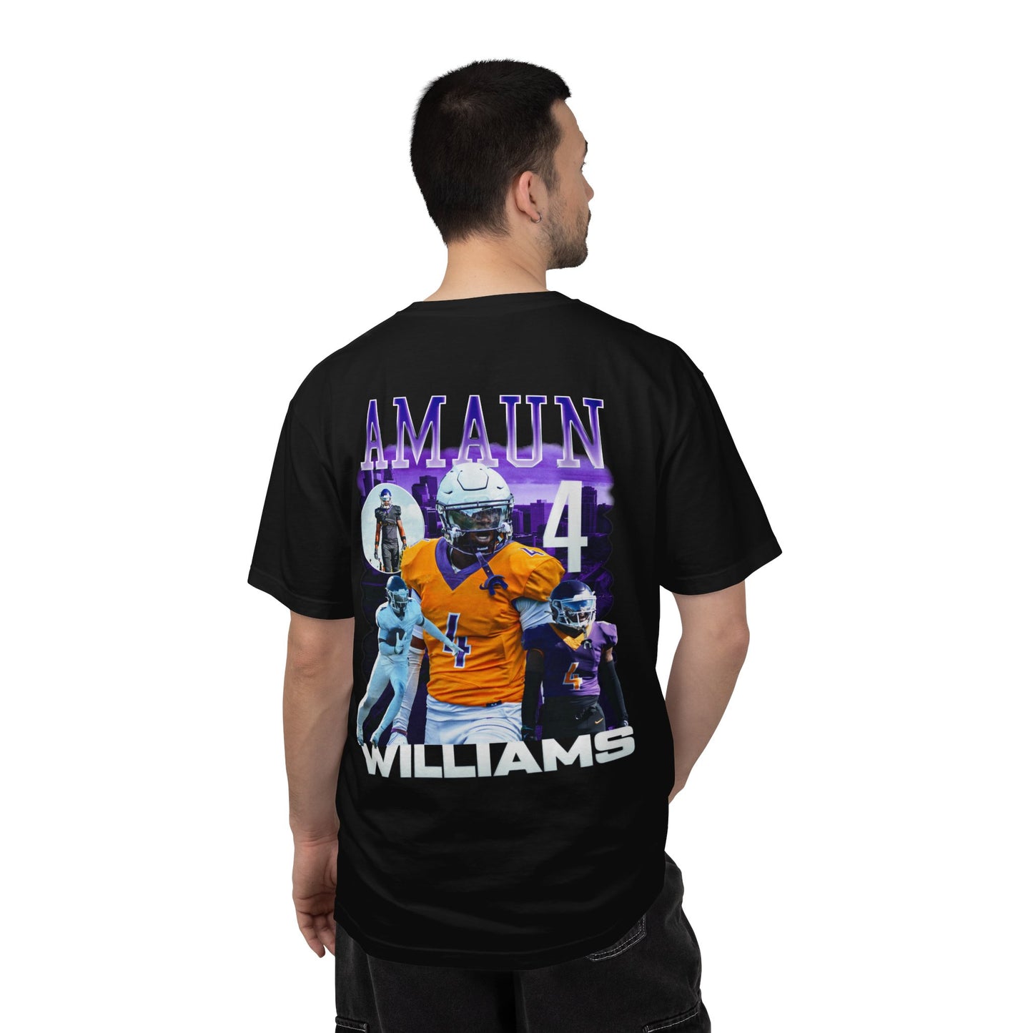 Amaun Williams Logo Front & Back Premium Tee
