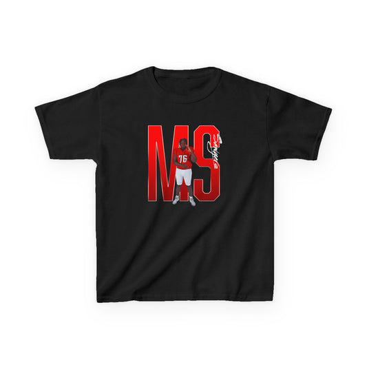 Myles Sawyers Player Icon Initials Kids Tee