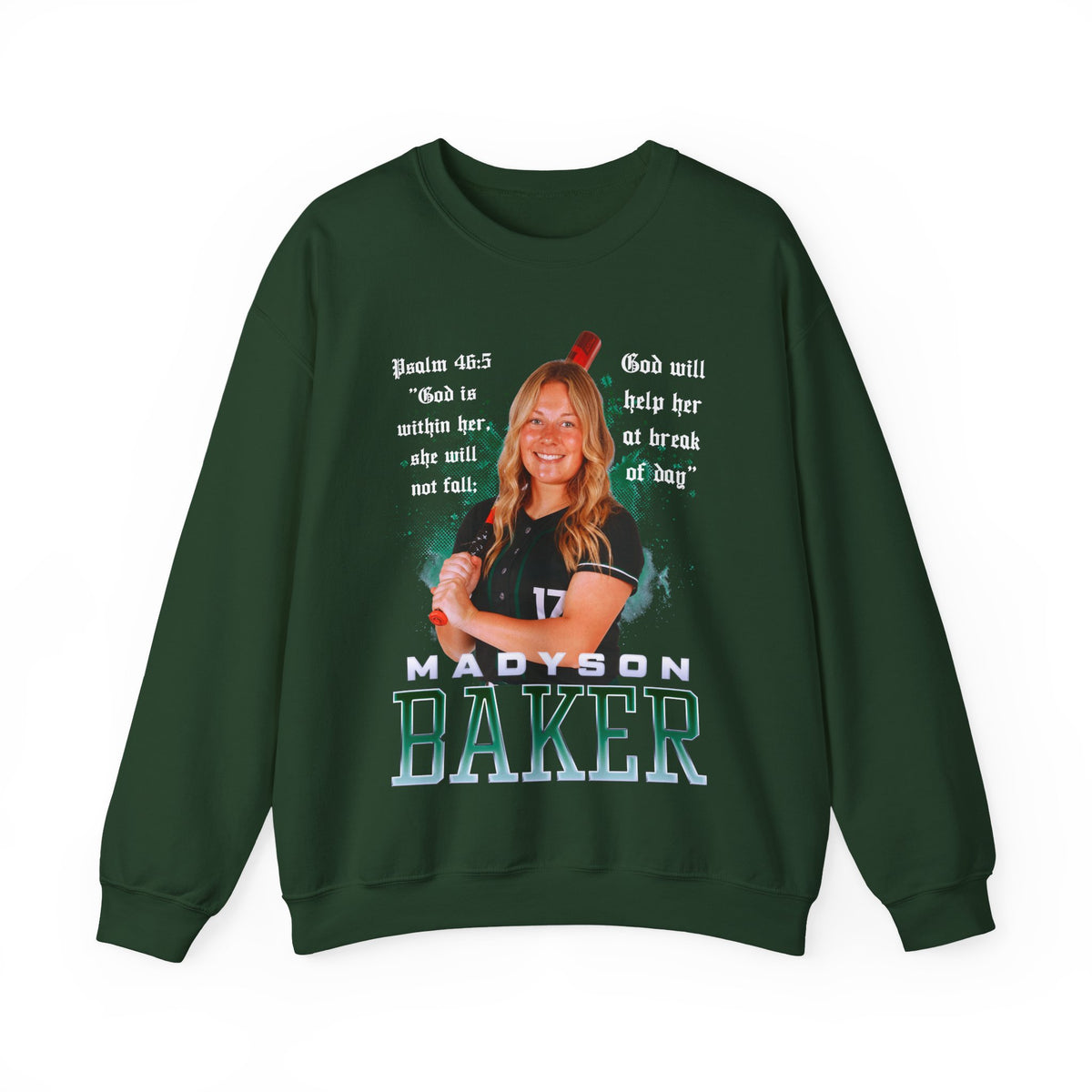 Madyson Baker Featured Quote Crewneck Sweatshirt
