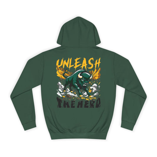 Unleash The Herd Unisex College Hoodie