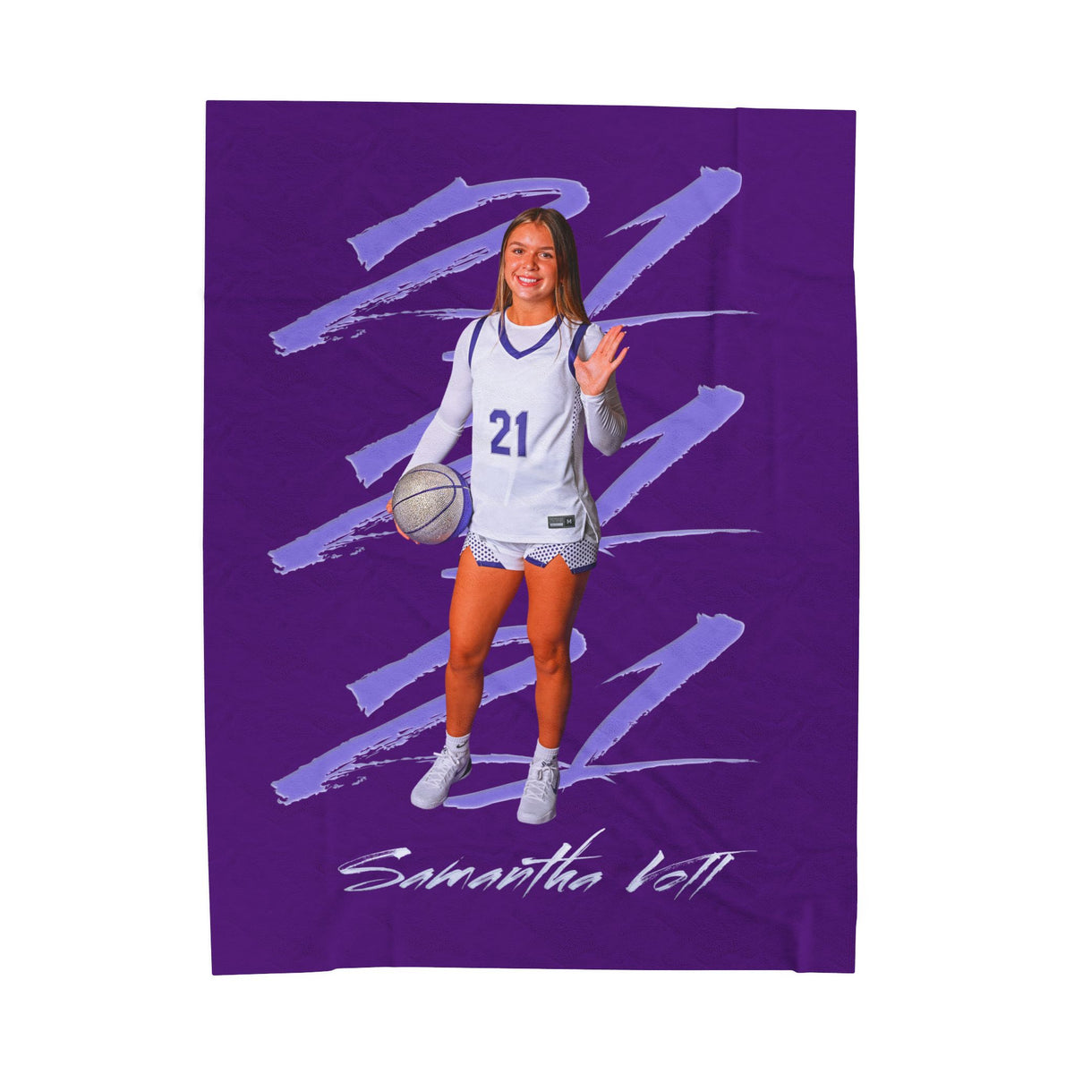 Samantha Voll 60"-80" Plush Blanket