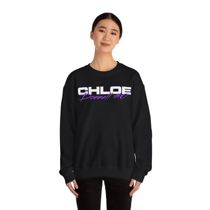 Chloe Donnell Cursive Name & Number Crewneck Sweatshirt