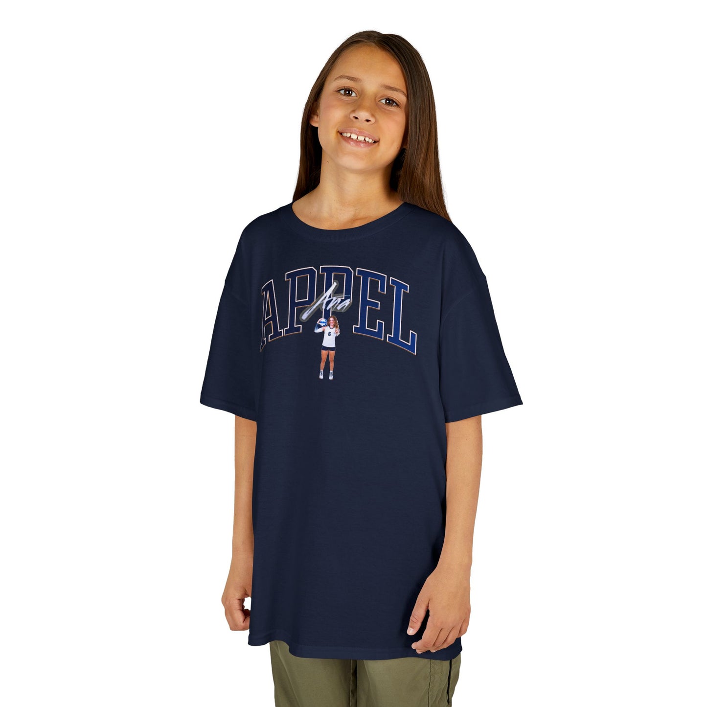 Ana Appel Curved Combo Colored Kids Tee