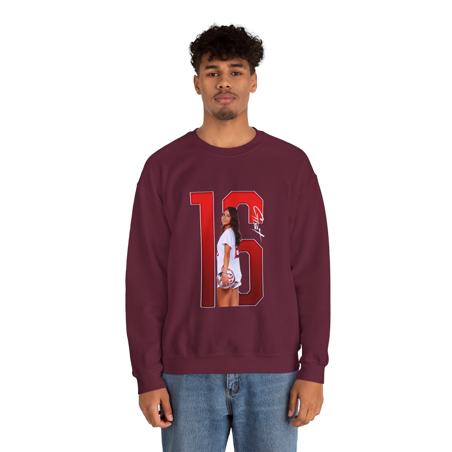 Zoey Gist Player Icon Number Crewneck Sweatshirt