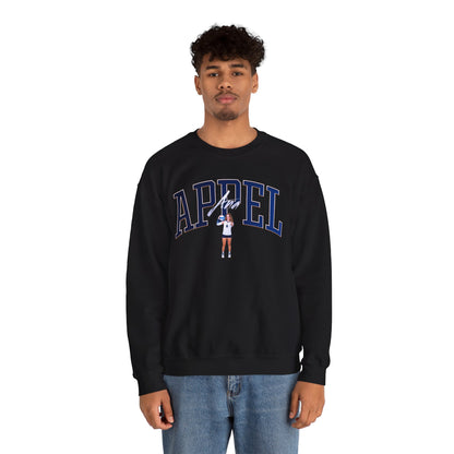 Ana Appel Curved Combo Colored Crewneck Sweatshirt