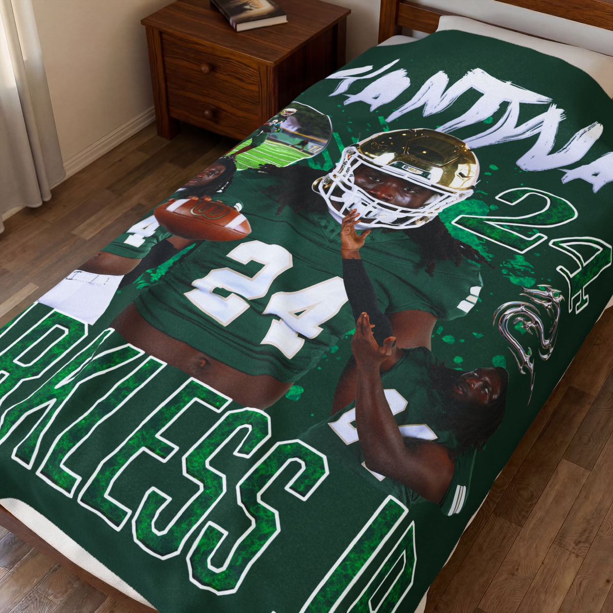 Chantwan Harkless Jr. 60"-80" Plush Blanket