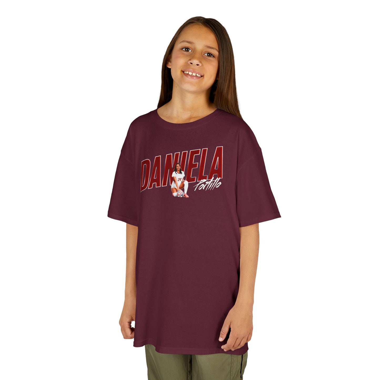 Daniela Portillo Cursive Combo Colored Kids Tee