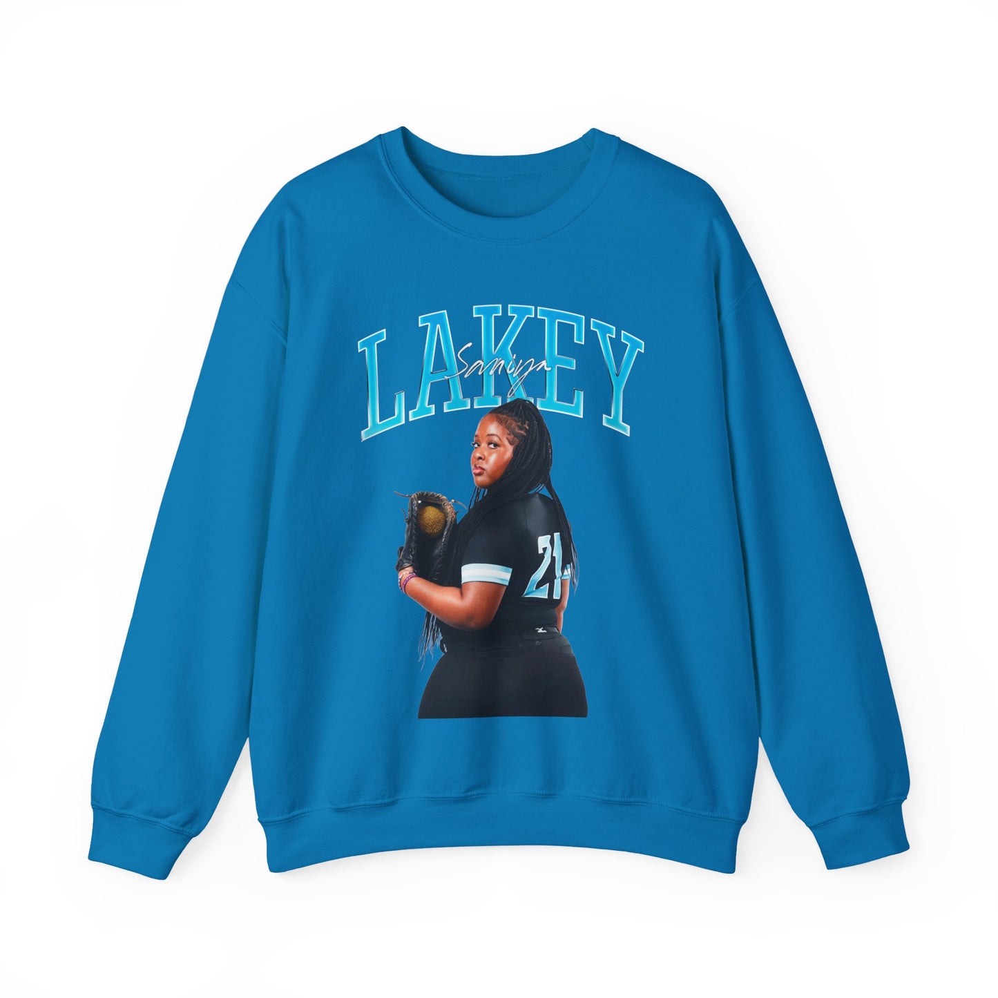 Saniya Lakey Curved Combo Crewneck Sweatshirt