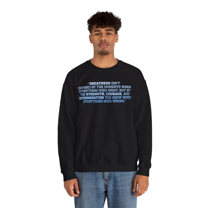 Kristen McMillan Quote Crewneck Sweatshirt