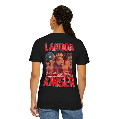 Landon Kinser Logo Front & Back Premium Tee