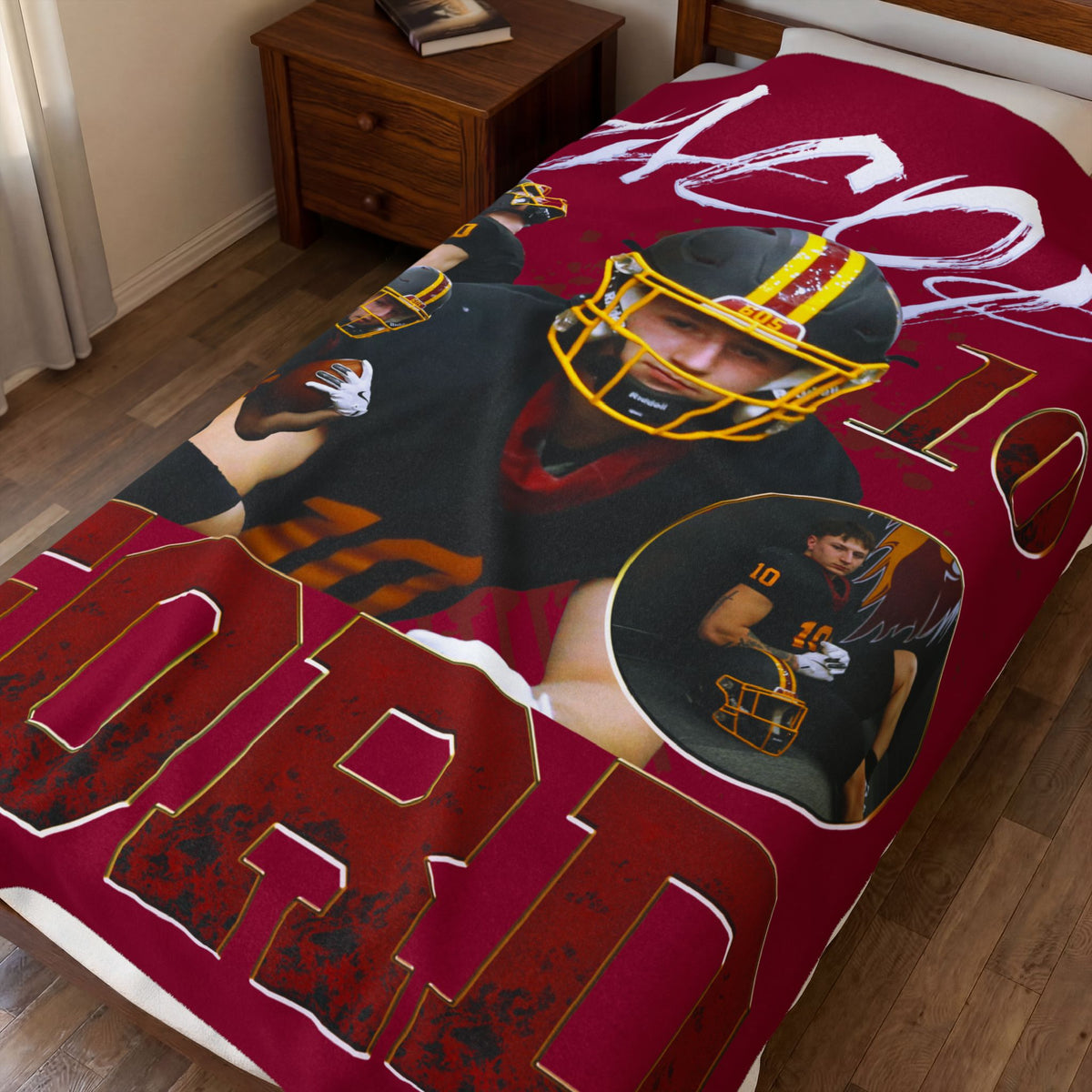 Jacob Ford 60"-80" Plush Blanket