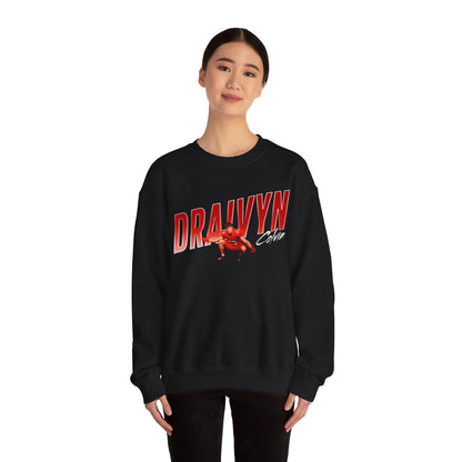 Draivyn Colvin Cursive Combo Colored Crewneck Sweatshirt
